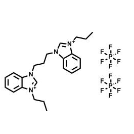 Hợp chất [1,1-(propan-1,3-diyl) bis(3-propyl-1H-benzo[d]imidazol-3-yl)] hexafluorophosphate (V); CAS: 209570-69-5
