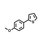 2-(4-methoxyphenyl) thiophen; CAS: 42545-43-7 – sản xuất tại phòng thí nghiệm, sản phẩm nghiên cứu, cung cấp ưu việt, đóng gói theo kích thước khác nhau theo nhu cầu, có thể nhận đặt hàng các hợp chất khác, xin mời liên hệ để biết thêm thông tin.